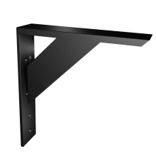 Custom sheet metal black bracket plastic closet shelf brackets bed fitting brackets